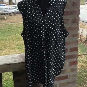 Motherhood. Black &white polka dot. Maternity 3XL
